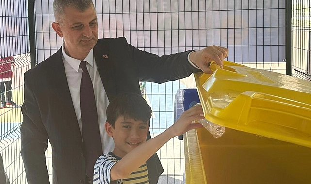 Öğrencilere sıfır atık eğitim sahası kuruldu