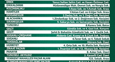Osmangazi’de kurban kesim yerleri belirlendi
