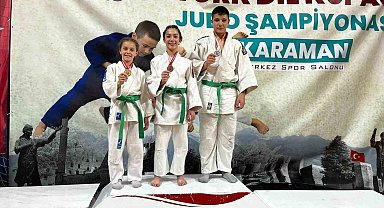Salihlili judocular, Erel ve Kılkış Karaman'da şampiyon oldu