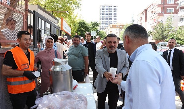 Sincan Belediyesi'nden sınava giren öğrencilere ve ailelerine çorba ikramı