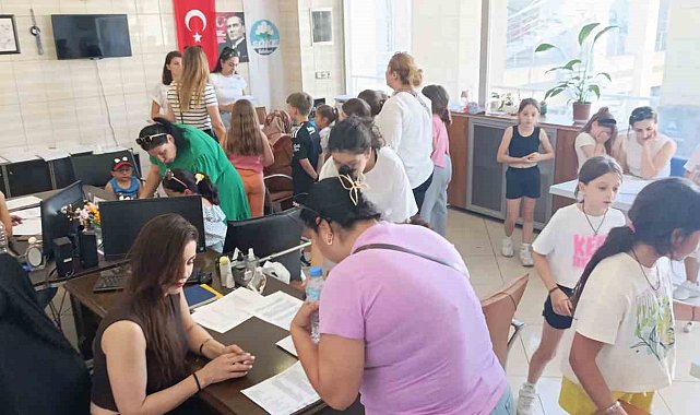 Söke Belediyesi Yaz Okulu kayıtlarına ilk günden yoğun ilgi