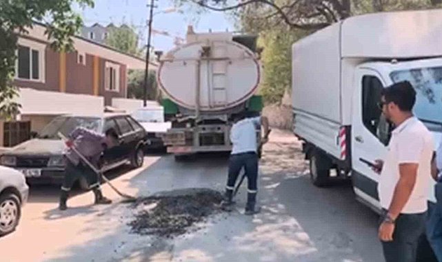 Sosyal medyada paylaşılan görüntüler mikserden yola dökülen betonu temizletti