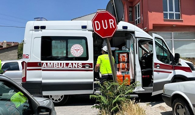 Tavşanlı'da trafik kazası: 2 yaralı
