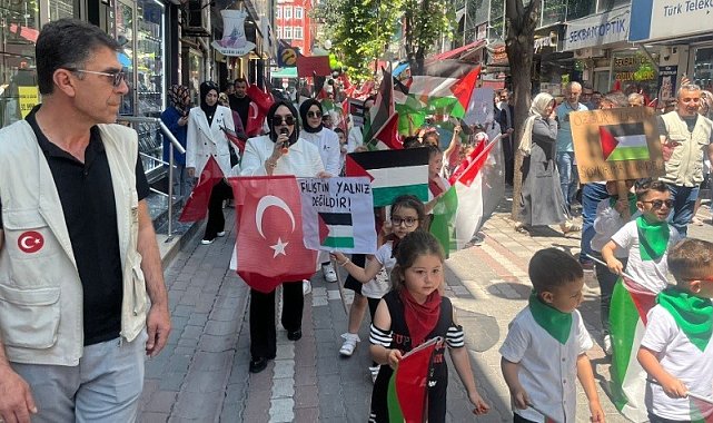 Tavşanlı'dan Filistin'e destek