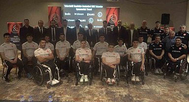Tekerlekli Sandalye Basketbol Milli Takımı sponsorluk töreni yapıldı