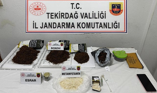 Tekirdağ'da 6 ayrı uyuşturucu operasyonunda 2 kiloya yakın madde ele geçirildi