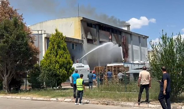 Tekirdağ'da kimya fabrikasında yangın