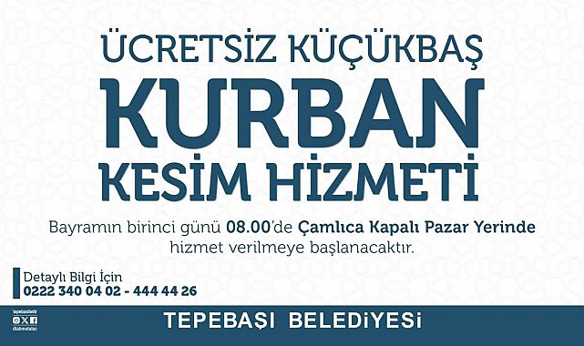 Tepebaşı'nda kesim alanı hazır