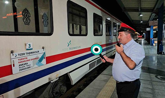Turistik Karaelmas Ekspresi Zonguldak'tan Ankara'ya hareket etti
