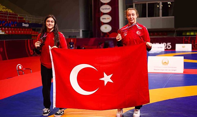 U17 Kadınlar Avrupa Güreş Şampiyonası'nda Türkiye üst üste 3. kez zirvede