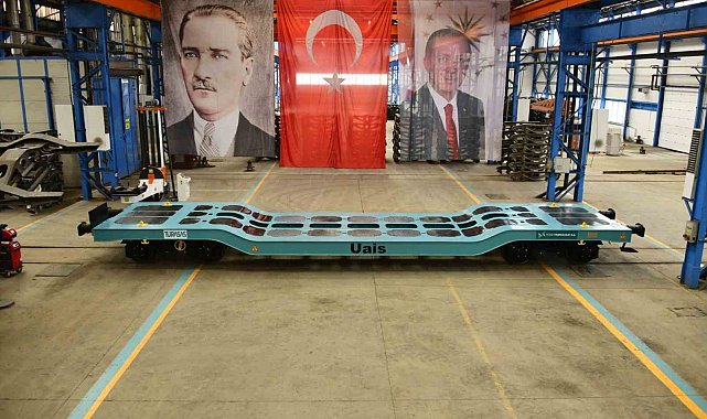 UAIS tipi askeri araç taşıma vagonları teslime hazır