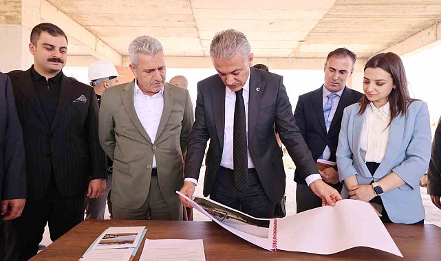 Vali Akkoyun, Mardin Çocuk Evleri Sitesi inşaatında incelemelerde bulundu