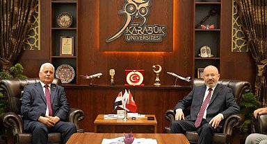 Yemen'in Ankara Büyükelçisi, Rektör Kırışık ile bir araya geldi