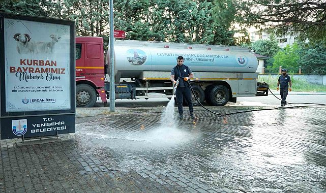 Yenişehir'de bayram temizliği