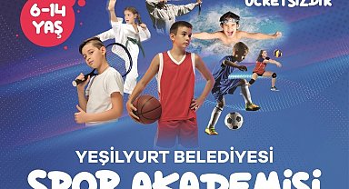 Yeşilyurt Belediyesi'nin ücretsiz spor akademisi kayıtları başlıyor