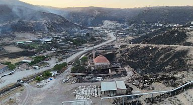 Çanakkale'de 4 köyün etkilendiği orman yangınını akli dengesi yerinde olmayan 2 kişinin çıkardığı belirlendi