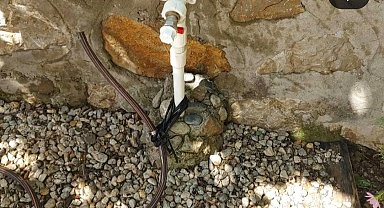 Ovacık'ta 15 kişi ve kuruma kaçak su kullanımından işlem