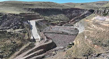 Yukarıgöçmez barajında çalışmalar devam ediyor