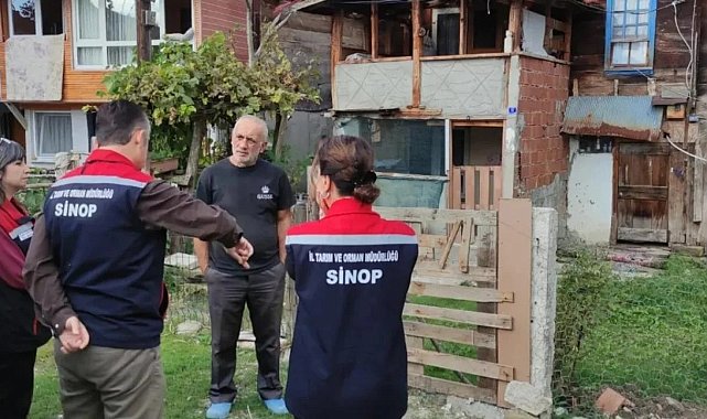 Sinop'ta üreticinin sorunlarına yerinde tespit