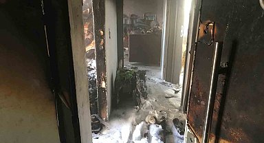 600 Evler Mahallesi'nde apartman dairesinde yangın paniği