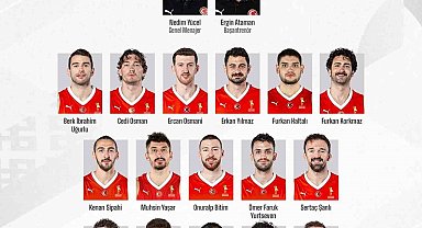 A Milli Erkek Basketbol Takımı'nın aday kadrosu belli oldu