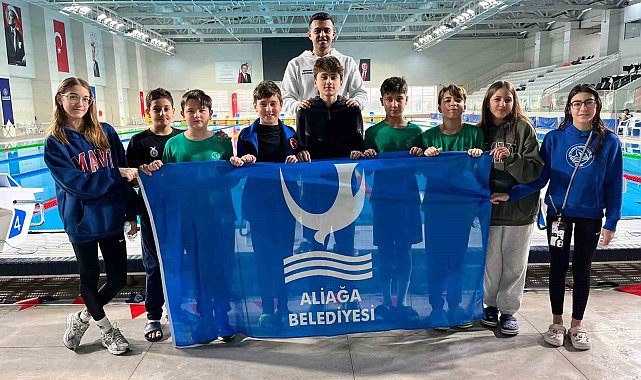 Aliağalı yüzücüler Türkiye finallerine kaldı