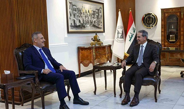 Bakan Fidan, Irak Yüksek Yargı Konseyi Başkanı Zeydan ile bir araya geldi