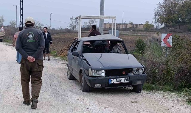 Bursa'da trafik kazası: 1 ölü, 2 yaralı