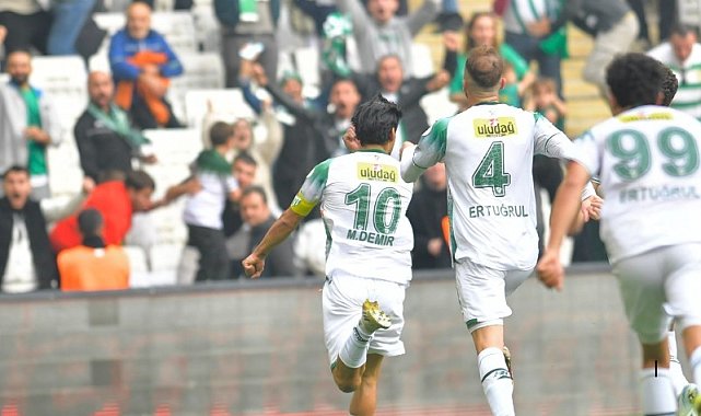 Bursaspor nefes kesen maçta 2-1 galibiyetle ayrıldı