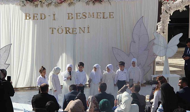 Cizre'de minik kalpler 'Bed-i Besmeleyle' eğitime başladı