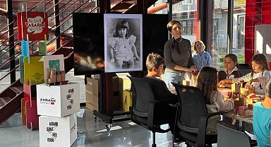 Çocuklar Pancar Deposu'nda sanatla buluştu