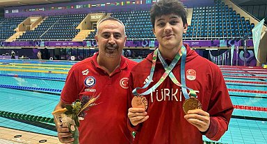 Denizlili yüzücüden Riyad'da tarihi başarı