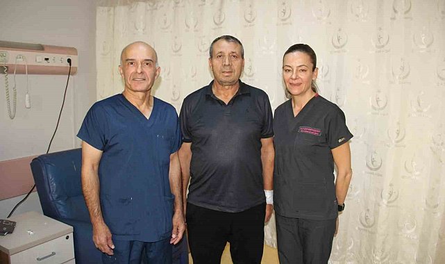 Devlet Hastanesi'nde bir ilk, aort damarı kapalı yöntemle tedavi edildi