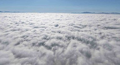 Elazığ'da bulutların görsel şöleni