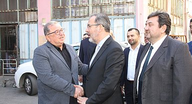 Eski Bakan Kasapoğlu, Kula Esnaf ve Sanatkârlar Odası'nı ziyaret etti