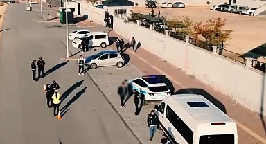 Gaziantep'te okul çevrelerinde dron destekli huzur uygulaması