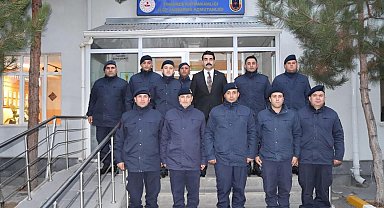 Kaymakam Eser; kolluk kuvvetlerini ziyaret etti