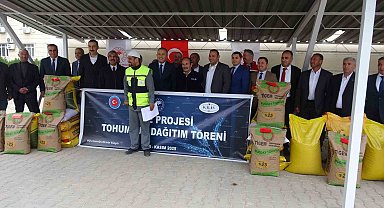 Kilis'te 737 ton sertifikalı tohum dağıtıldı