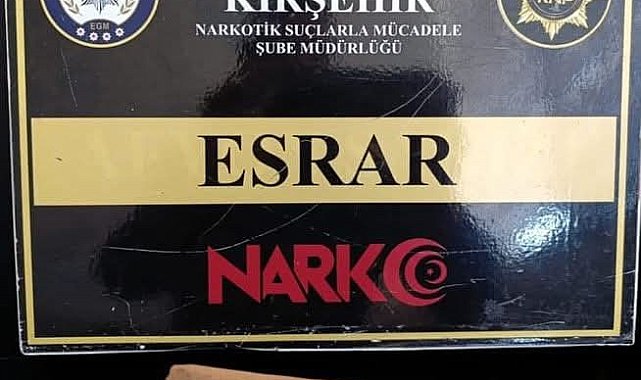 Kırşehir'de narkotik operasyonu: 10 şüpheliye işlem başlatıldı