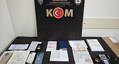 Kırşehir'de tefecilik operasyonu: 7 şüpheli yakalandı