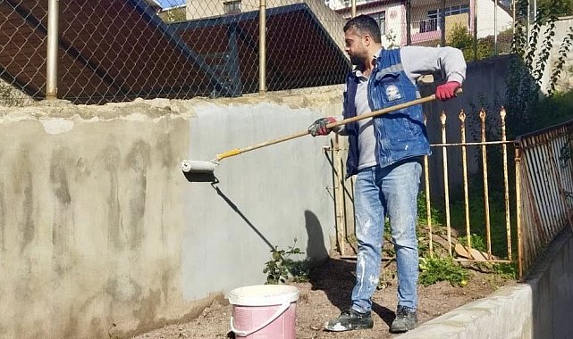 Körfez'de okullara estetik dokunuş