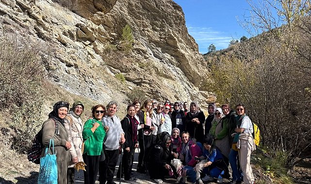 Kütahya'nın Kumarı Mahallesi'nde doğa yürüyüşü