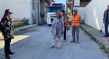 Metruk bina yıkımı yarıda kaldı, evime zarar geliyor dedi ortalığı birbirine kattı