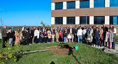 OMÜ'de Diyabet Günü etkinliğinde fidanlar toprakla buluştu