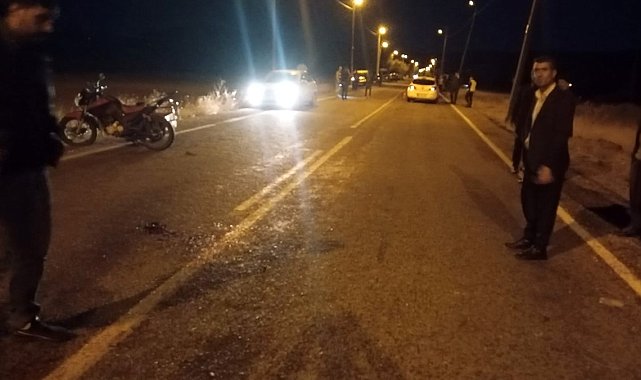 Otomobil ile sepetli motosiklet çarpıştı: 1 ölü