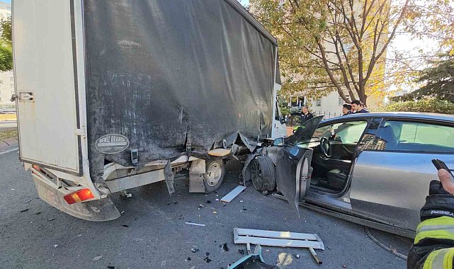 Otomobilini hızını denerken perte çıkardı