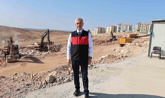 Şahinbey Belediyesi'nin 10 bin sosyal konut projesinde ilk etabı hızla yükseliyor