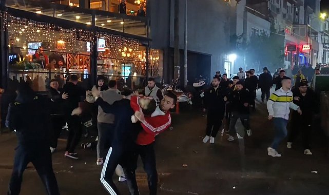 Tekirdağ'da birbirine giren taraftarlar mahalleyi savaş alanına çevirdi: 5 yaralı