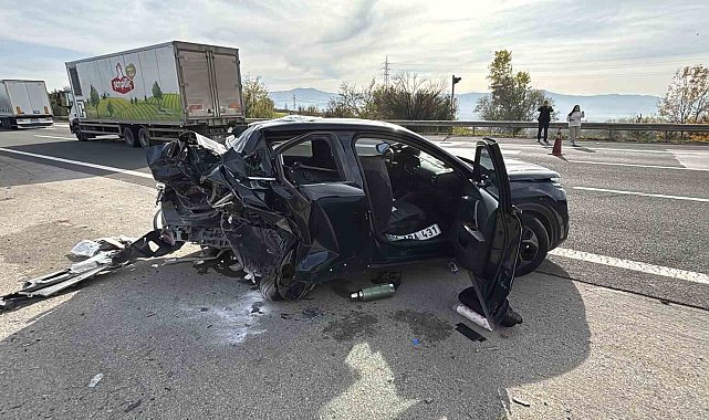TEM'in Bolu geçişinde feci kaza: 1 ölü, 4 yaralı