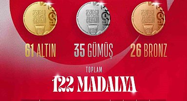 Türkiye, İslami Dayanışma Oyunları'nda madalya sayısını 122'ye yükseltti